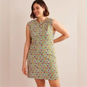 Boden Floral Sleeveless Dress - Multicolor